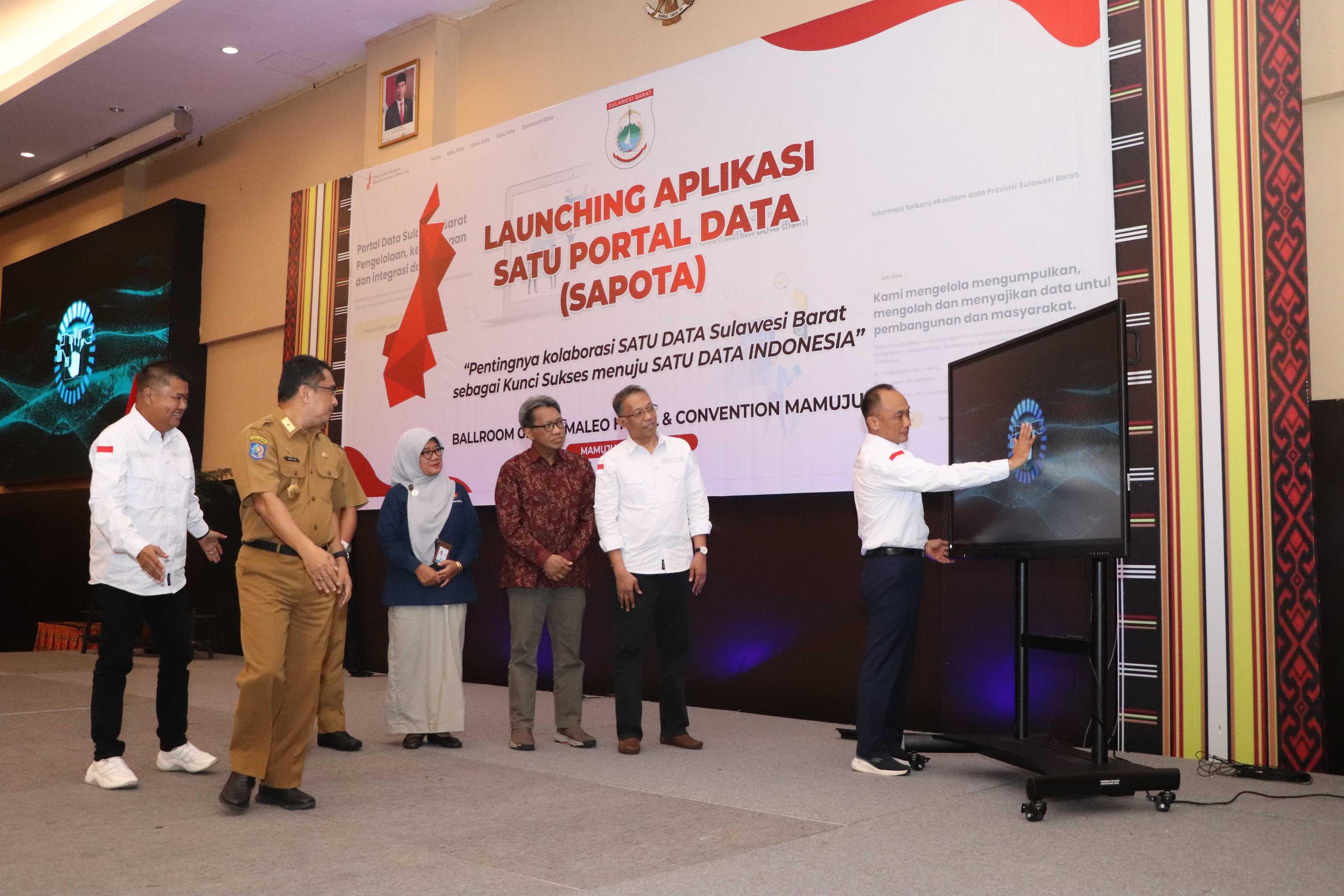 Launching SAPOTA: Wujud Kolaborasi Satu Data InDONESIA di Sulawesi Barat