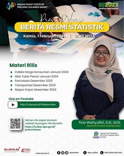 Rilis Berita Resmi Statistik 1 Februari 2024