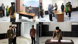 Head of BPS West Sulawesi Inaugurates Supervisory Officials, Increases Competency and Synergy