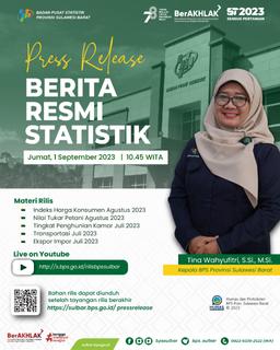 Rilis Berita Resmi Statistik 1 September 2023