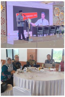 Head of BPS-Statistic of Sulawesi Barat Province Attends TPAKD Coordination Meeting