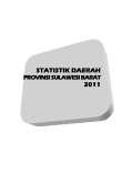 Statistik Daerah Provinsi Sulawesi Barat 2011