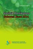 Statistik Hortikultura Sulawesi Barat 2014