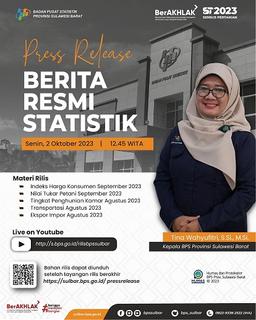 Rilis Berita Resmi Statistik 2 Oktober 2023